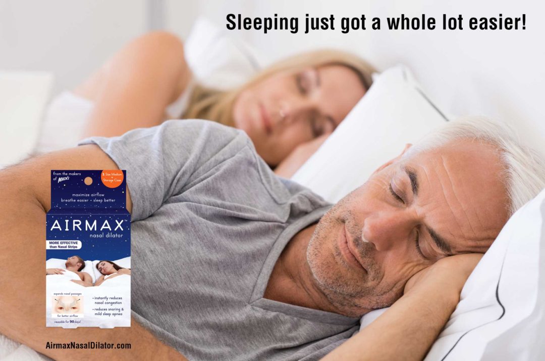 Nasal Dilator. Sleeping Just Got A Whole Lot Easier AIRMAX Nasal Dilator