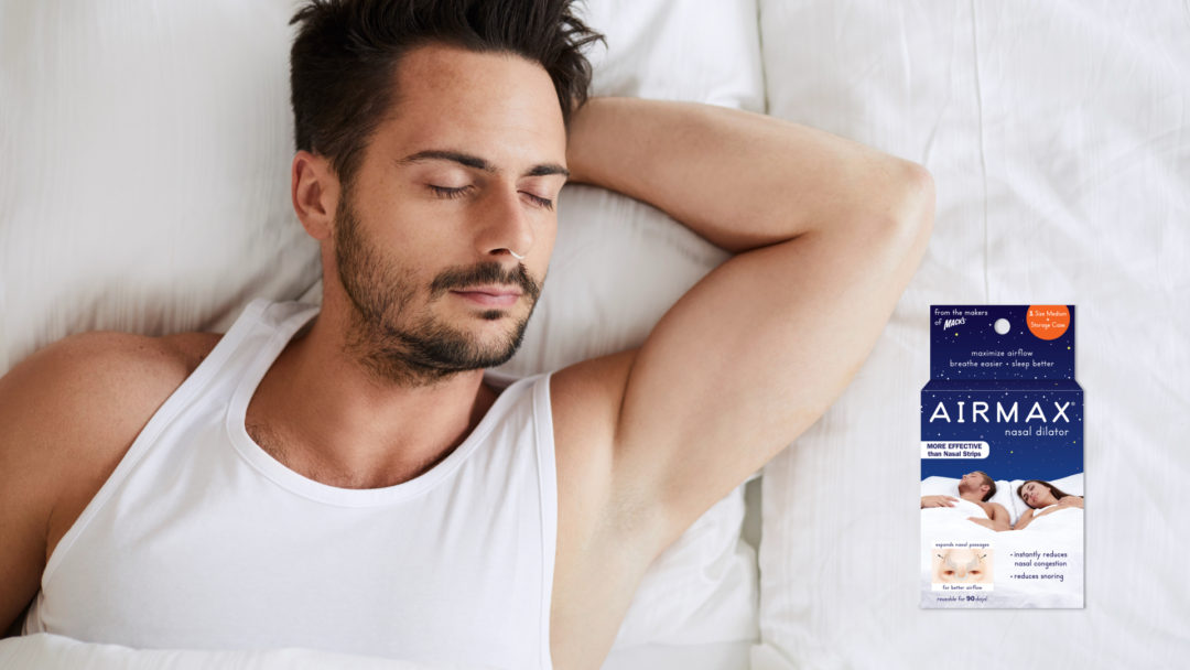 Sleep like a champ with the AIRMAX Nasal Dilator AIRMAX Nasal Dilator
