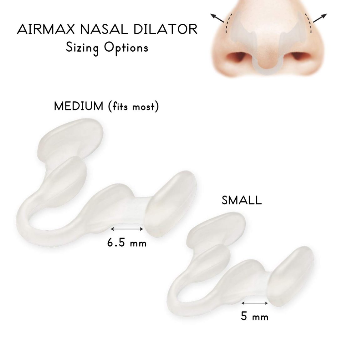 AIRMAX® Nasal Dilator for Better Sleep – Two Size Trial Pack – (Small ...