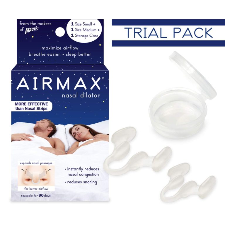 AIRMAX® Nasal Dilator for Better Sleep – Two Size Trial Pack – (Small ...