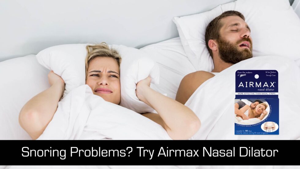 Snoring Problems? AIRMAX Nasal Dilator